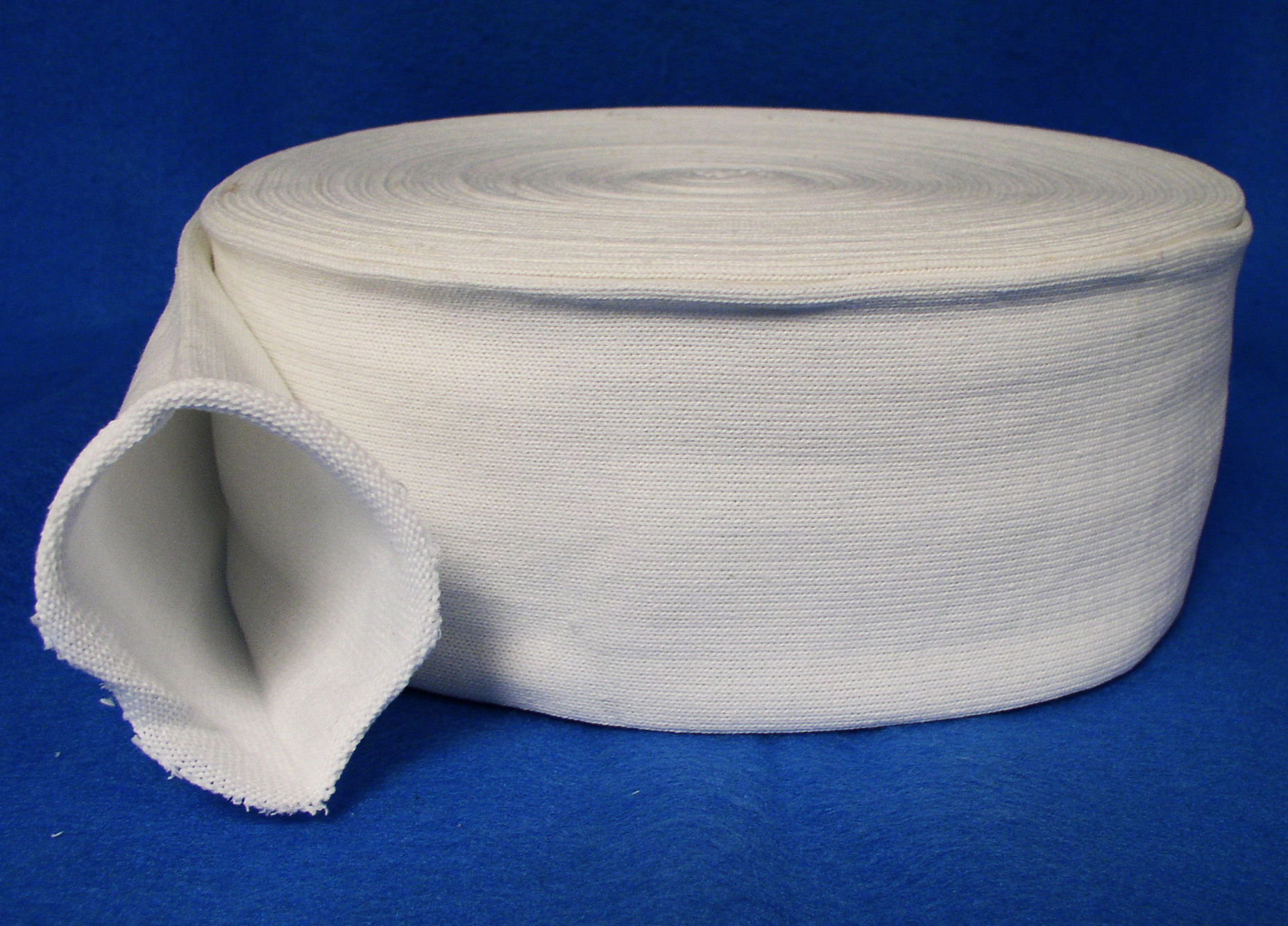 (image for) KNIT COTTON ROLLER COVER 2.7" to 2.9" DIA. ROLLERS 25 METER ROLL